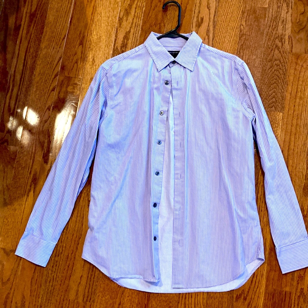 Banana Republic mens purple dress shirt